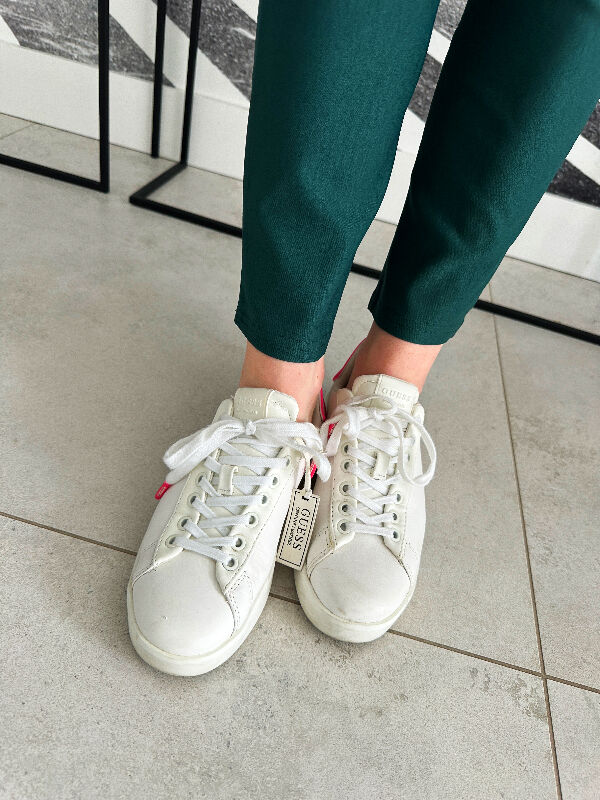 Spodnie Joggery z gumką w pasie  N695 ciemny zielony