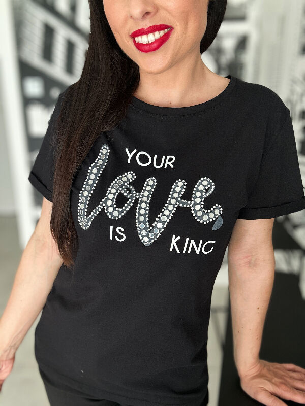 Bluzka YOUR LOVE N581 czarny