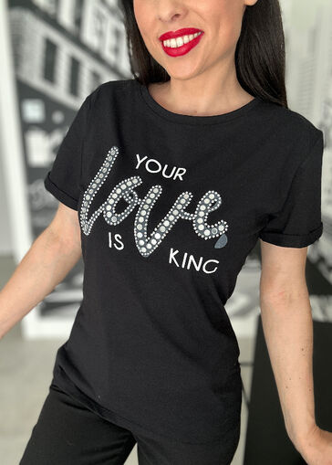 Bluzka YOUR LOVE N581 czarny
