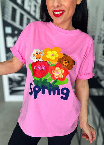 Bluzeczka Spring N574a różowy