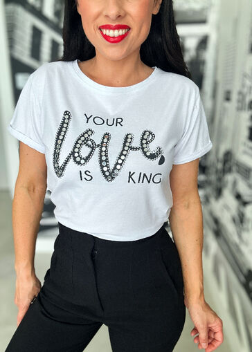 Bluzka YOUR LOVE N608 biały