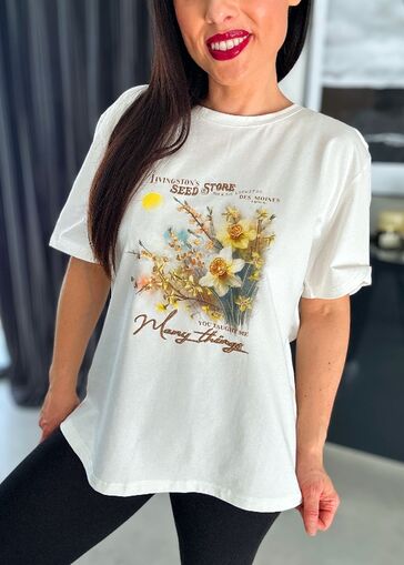 Bluzka Many N682 kremowy