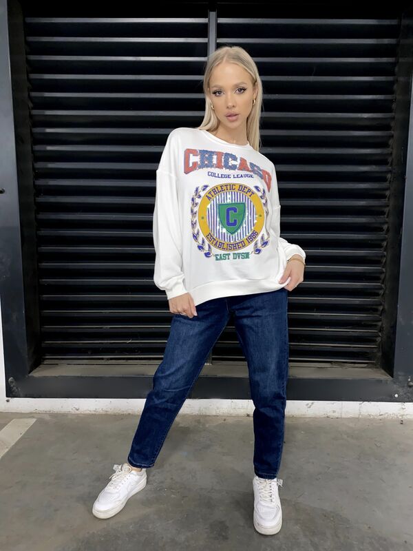 Bluza z nadrukiem Chicago N296