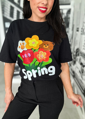 Bluzeczka Spring N609 czarny