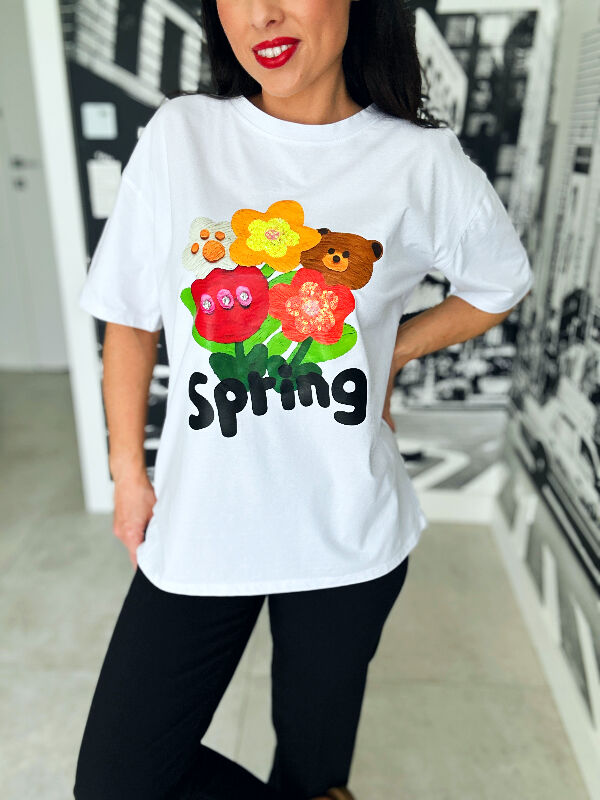 Bluzeczka Spring N613 biały