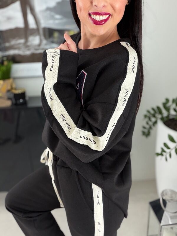 Komplet dresowy Miu WF838 czarny