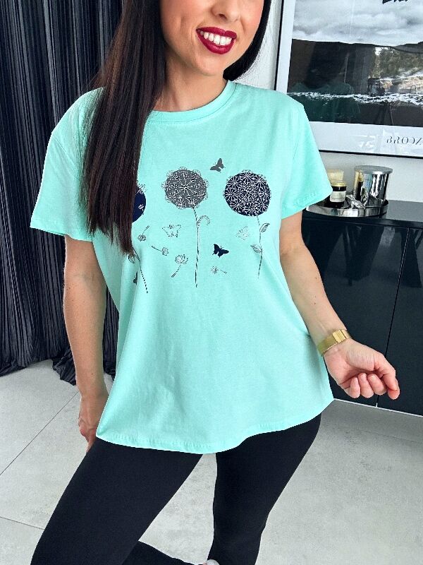 Bluzka dmuchawce N655 morski