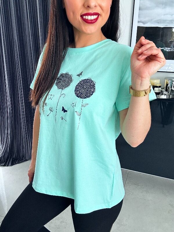 Bluzka dmuchawce N655 morski