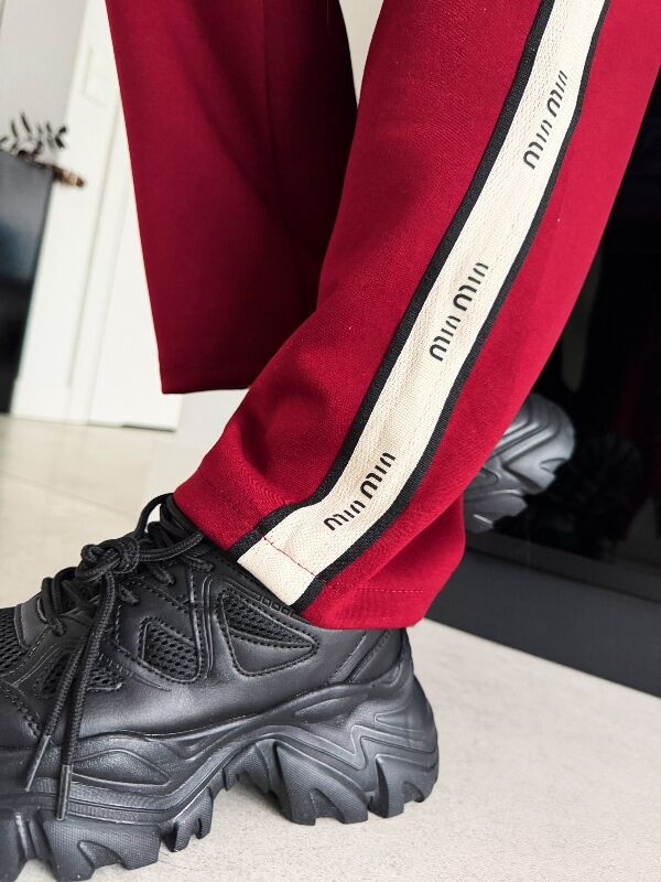 Komplet dresowy Miu WF818 bordowy